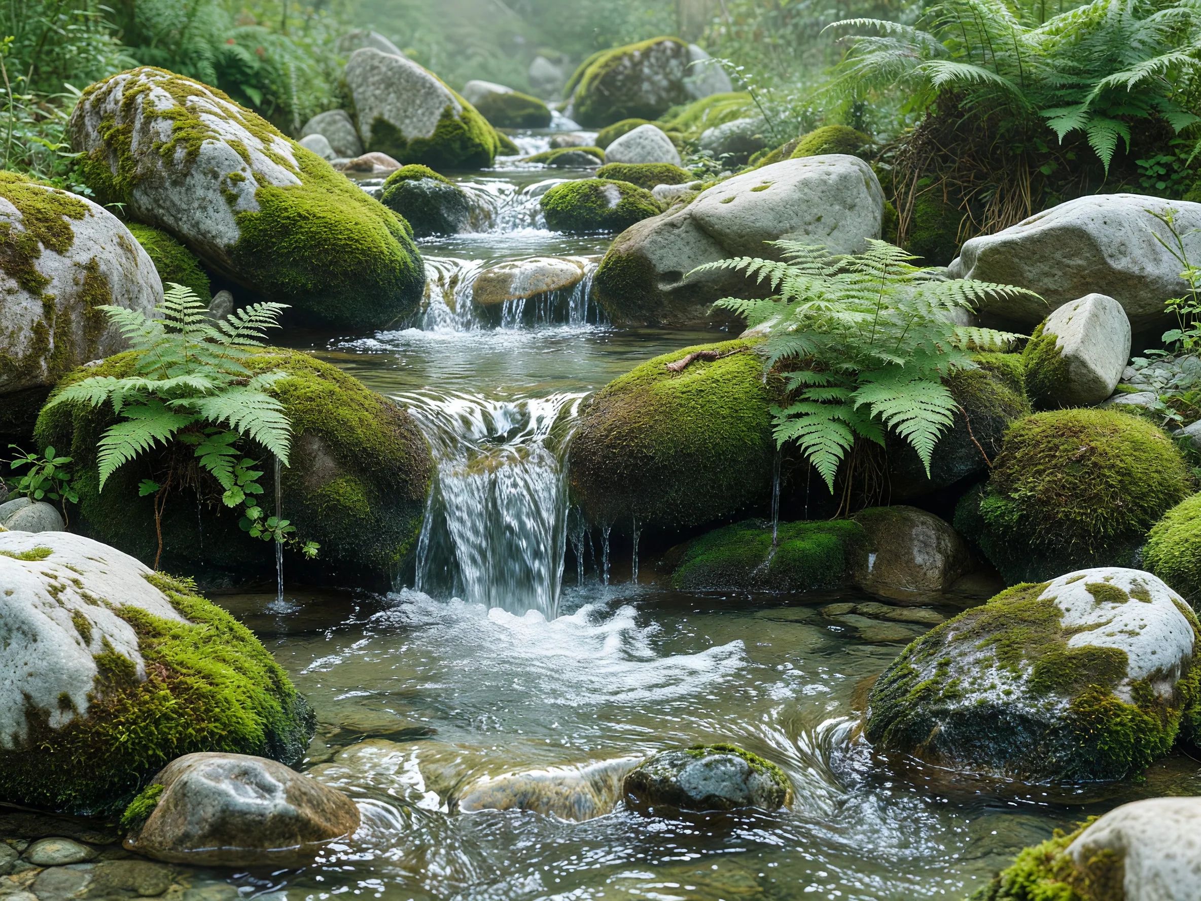 苔と清水